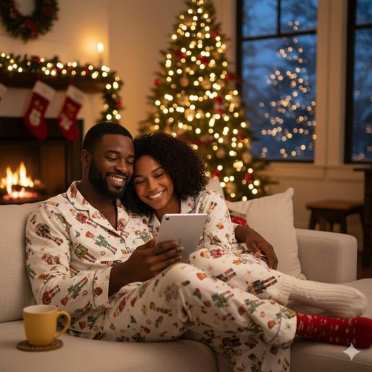 Nutcracker Christmas Pajama Set with Pocket