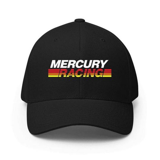 Mercury Racing Boats Logo Printed Adjustable Baseball Cap