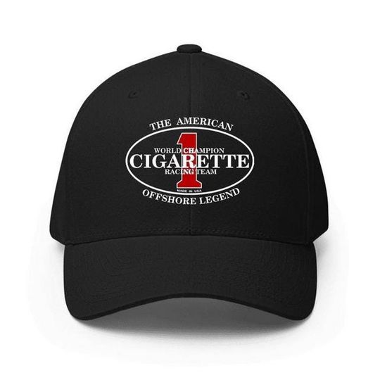 Cigarette Racing Logo Printed Baseball Cap Adjustable