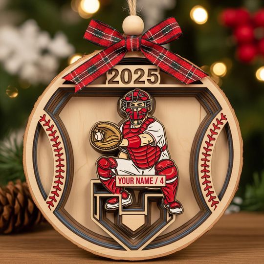 Personalized St. Louis Cardinals Ornament 2025: Custom Baseball Fan Gift