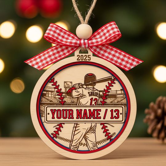 Personalized St. Louis Cardinals Ornament 2025: Custom Baseball Fan Gift