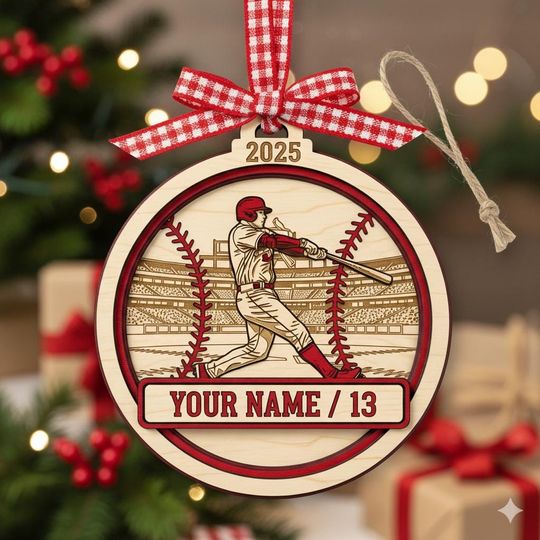 Personalized St. Louis Cardinals Ornament 2025: Custom Baseball Fan Gift