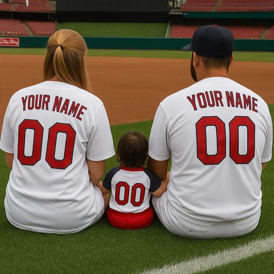 Custom Texas Rangers Jersey - Piping Options - Infant, Toddler, Youth, Adult