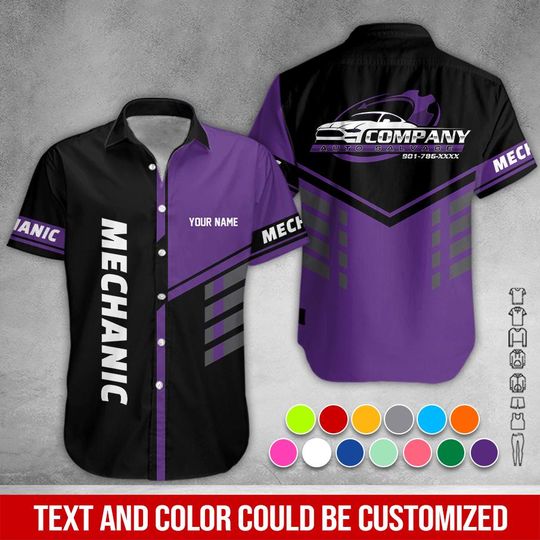 Custom Mechanic Work Shirt: Personalized Auto Repair Uniform