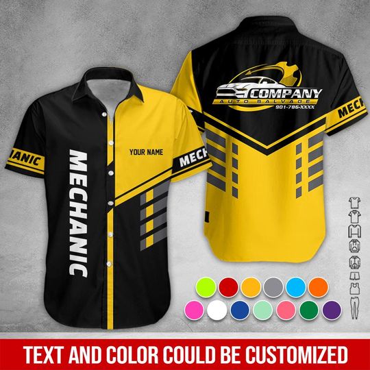 Custom Mechanic Work Shirt: Personalized Auto Repair Uniform