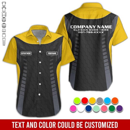Custom Work Wear Shirt with Logo: Personalized Uniform, Mechanic