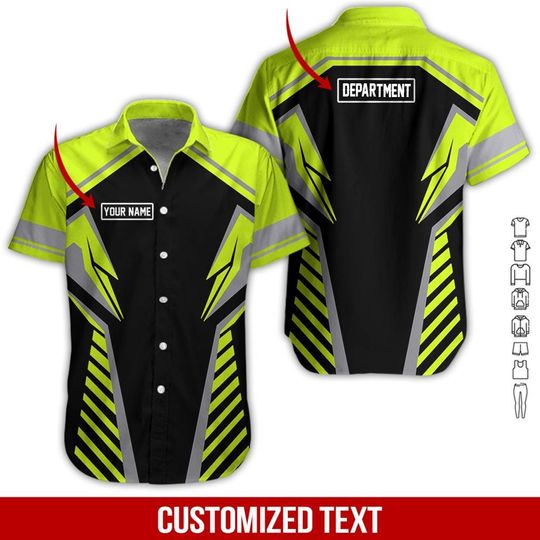Custom Work Shirt: Personalized Hi Vis Reflective Uniform
