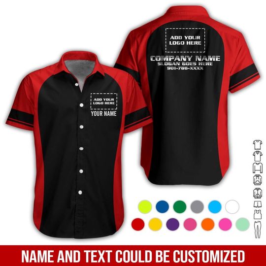 Custom Basic Work Shirt: Personalized Workwear Company Uniform