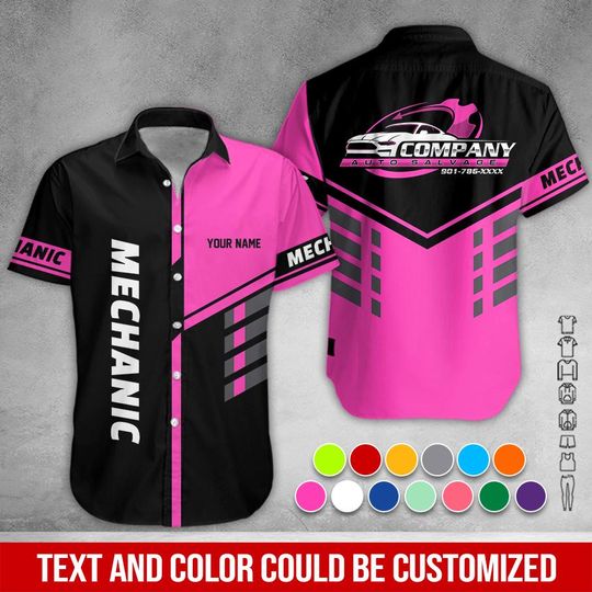 Custom Mechanic Work Shirt: Personalized Auto Repair Uniform