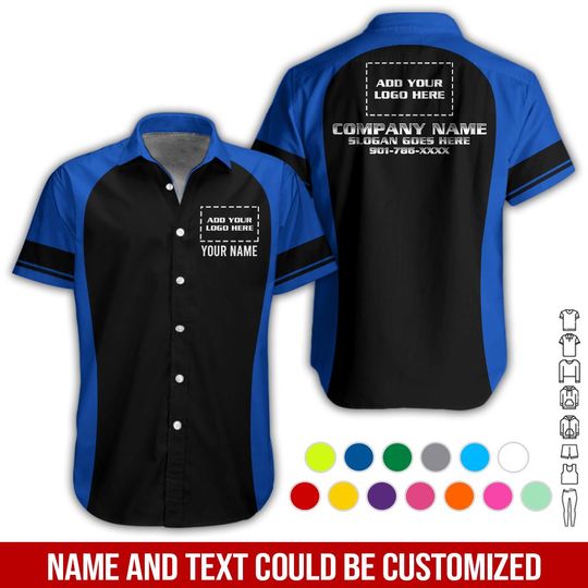 Custom Basic Work Shirt: Personalized Workwear Company Uniform
