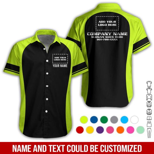 Custom Basic Work Shirt: Personalized Workwear Company Uniform