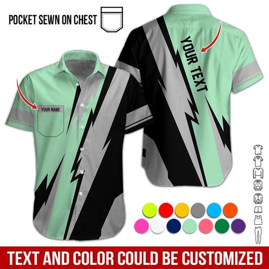 Custom Logo Work Shirt: Personalized Uniform for Racing, Mechanic