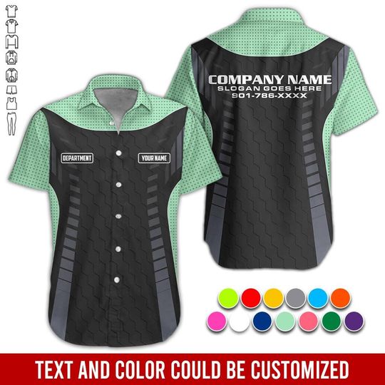 Custom Work Wear Shirt with Logo: Personalized Uniform, Mechanic