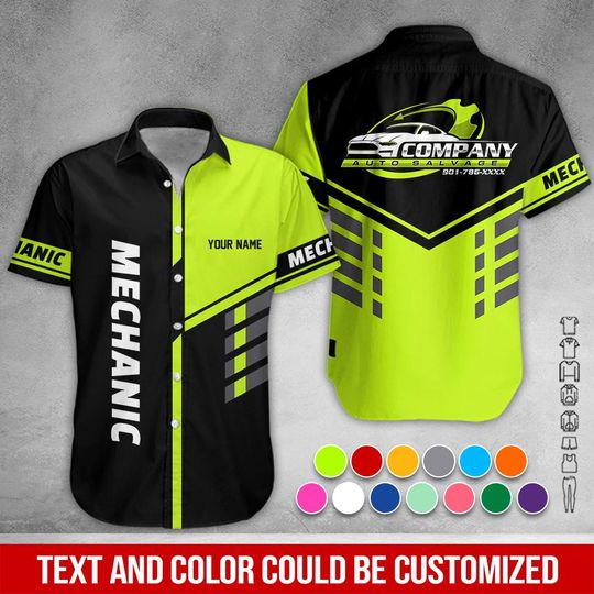 Custom Mechanic Work Shirt: Personalized Auto Repair Uniform