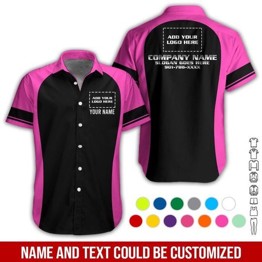 Custom Basic Work Shirt: Personalized Workwear Company Uniform