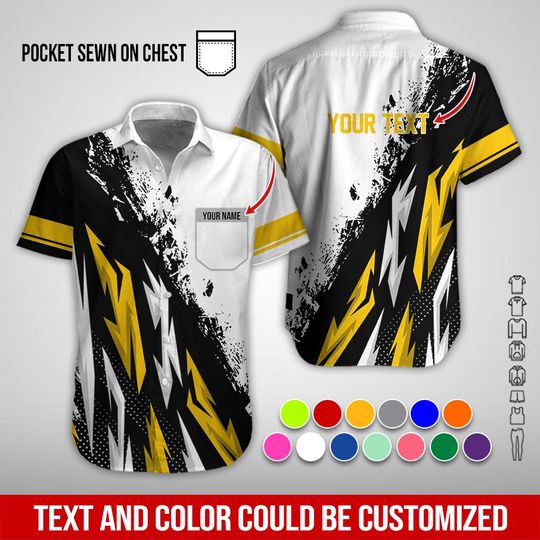 Custom Logo Work Shirt: Personalized Uniform for Electrician, Mechanic