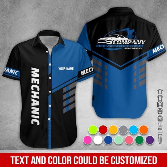 Custom Mechanic Work Shirt: Personalized Auto Repair Uniform