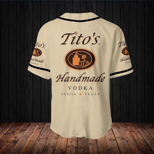 Titos Vodka Baseball Jersey, Titos Jersey Shirt