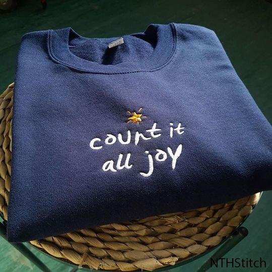 Count Embroidered Sweatshirt