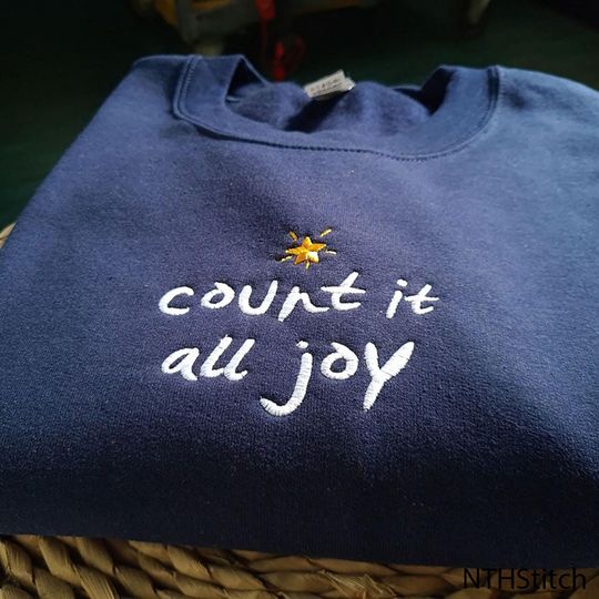 Count Embroidered Sweatshirt
