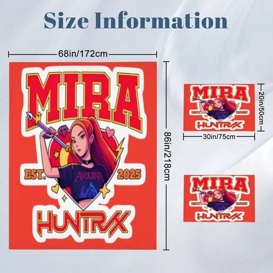Huntrix Rumi Mira and Zoey Bedding Sets