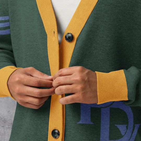 Varsity Cardigan: Portland PNW, Unisex Fit