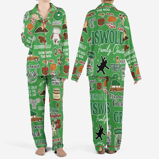Griswold Christmas Vacation Pajamas Set, Christmas Vacation Pajamas, National Lampoons Christmas Vacation Shirt, Pajamas Family Matching