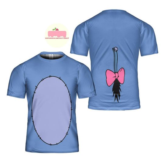 Winnie The Pooh Characters Costume Shirt, Pooh Tigger Piglet Eeyore Cosplay Costume Shirt, Pooh Halloween All Over Print Tee, Disney Cosplay