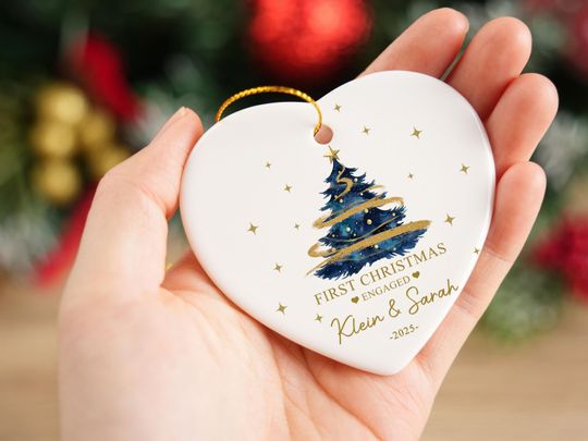 Personalized Christmas Ornaments,Custom Hanging Christmas Ornaments,Personalised New Home Bauble,Ceramic Xmas Tree Decoration,Christmas Gift