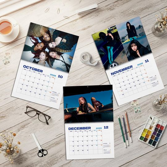 KATSEYE Desk Calendar 2026