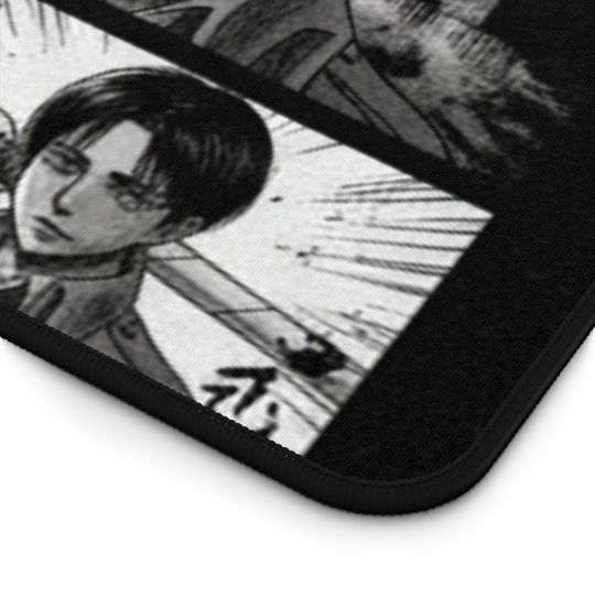 Levi Ackerman Desk Mat - Manga Art Desk Accessory