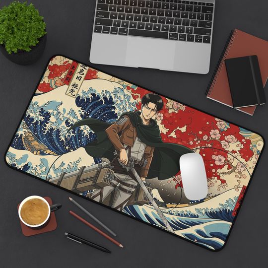 Levi Ackerman Desk Mat