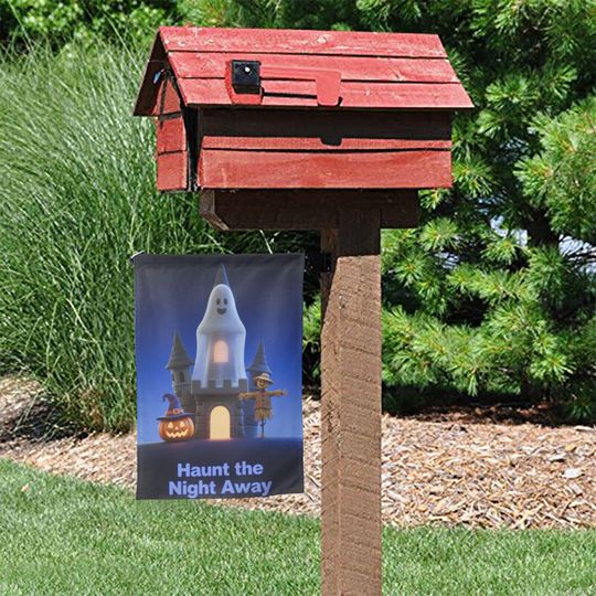 Custom Halloween Garden Flags - Double Sided Outdoor Yard Decorations