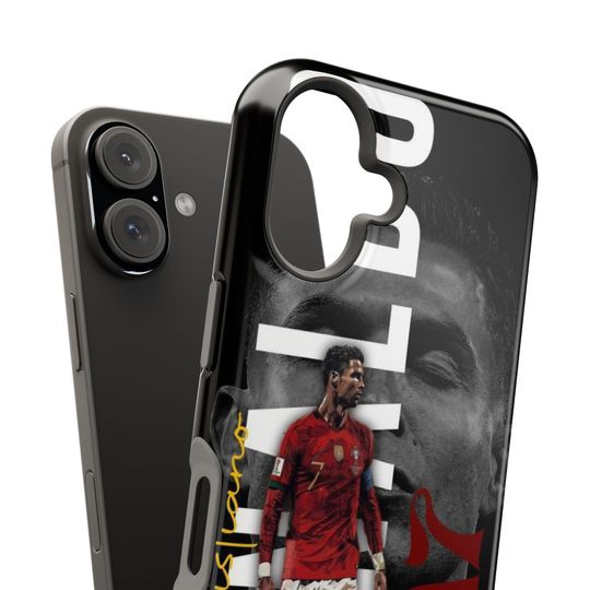 Cristiano Ronaldo Tough iPhone Case, Personalized Football for Fans