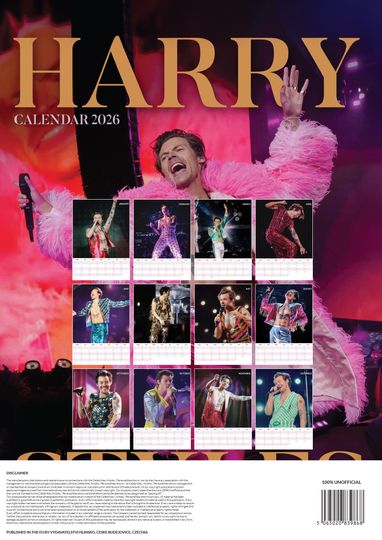 Harry 2026 Calendar