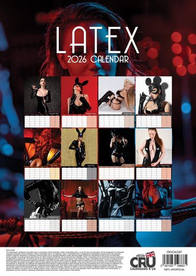 Latex 2026 Calendar