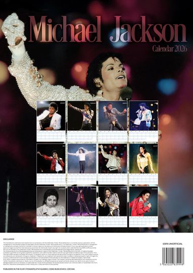Michael Jackson 2026 Calendar