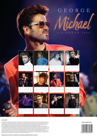 George Michael 2026 Calendar
