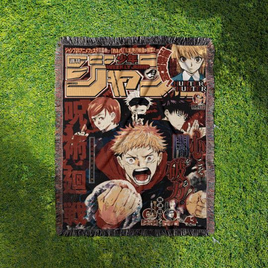 JJK Anime Woven  blanket