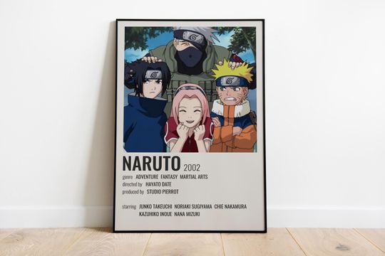 Narutoo Poster – Minimalist Anime Wall Print