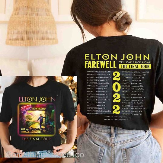 Elton John Farewell Tour 2022 Shirt