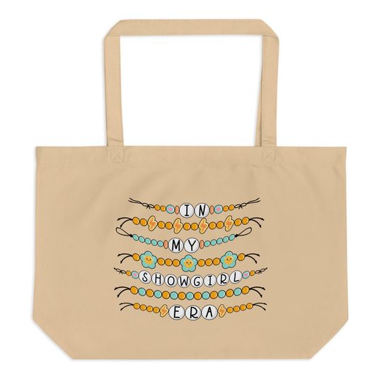 In My Showgirl Era Large Tote Bag Tswiftt Inspired