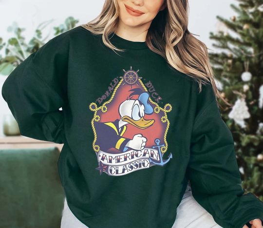 Donald Duck, Disney Mickey And Friends, Disney Mickey Sweatshirt