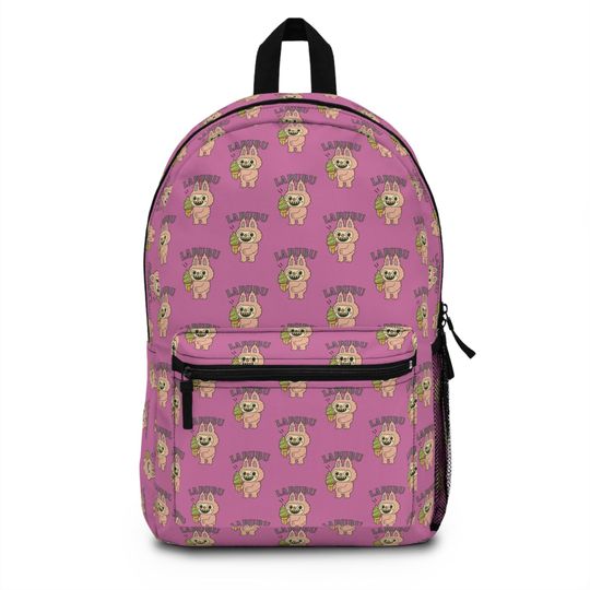 Labubu Ice Cream Pattern Backpack