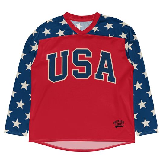 USA Hockey Olympic Fan Jersey Stars and Stripes