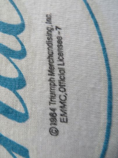 MICHAEL JACKSON vintage 1984 tour baseball tee