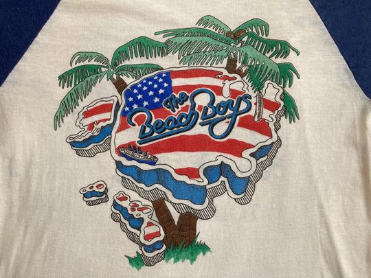 BEACH BOYS 1982 Tour baseball tee