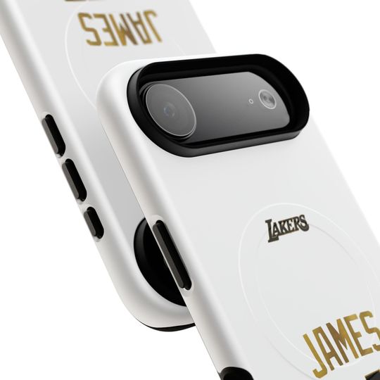 LA Lakers Tough Magnetic iPhone Case: James - MagSafe Compatible