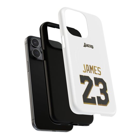 LA Lakers Tough Magnetic iPhone Case: James - MagSafe Compatible
