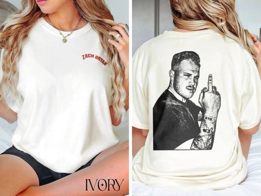 Vintage Funny Middle Finger From Zach Shirt